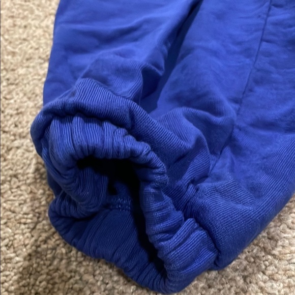 Terez Royal Blue Sweatpants Joggers with Elastic Waistband - Picture 7 of 8